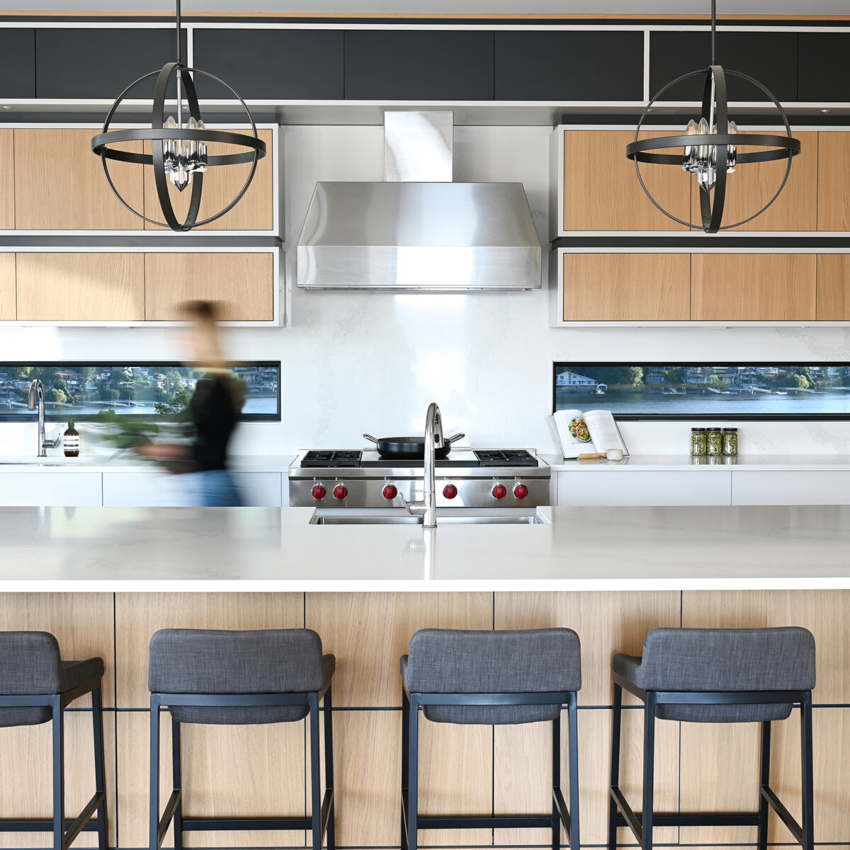 Home Tours - West Coast Contemporary Kitchen Built for Gathering